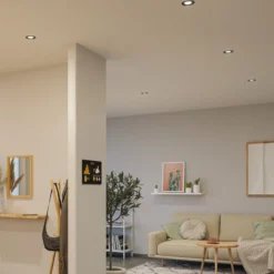 Paulmann LED 3er Nova Coin weiß matt rund schwenkbar 4.000K