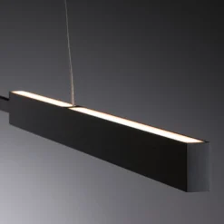 Paulmann LED-Hängelampe Aptare, schwarz, 2700K, smart, dim.