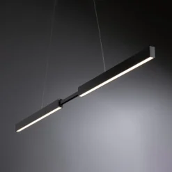 Paulmann LED-Hängelampe Aptare, schwarz, 2700K, smart, dim.
