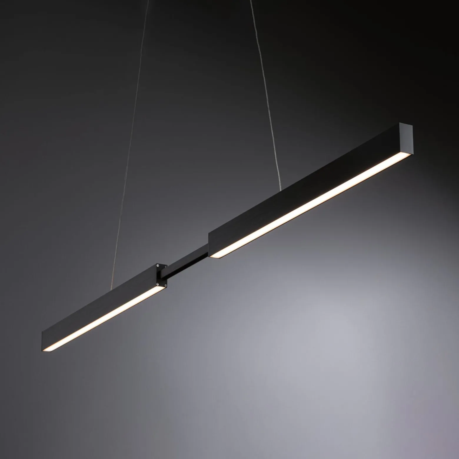 Paulmann LED-Hängelampe Aptare, schwarz, 2700K, smart, dim.