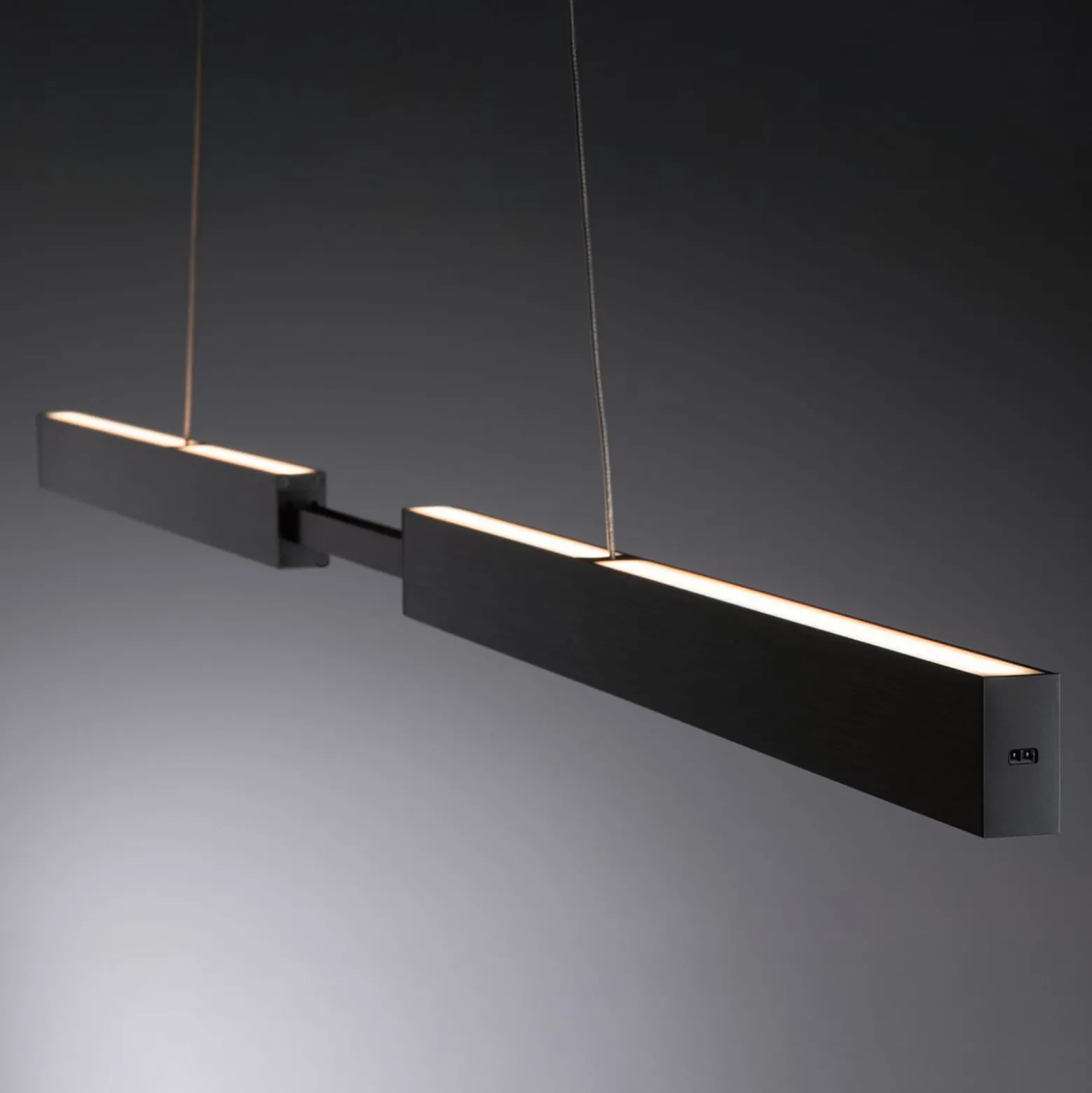 Paulmann LED-Hängelampe Aptare, schwarz, Sensor, dimmbar
