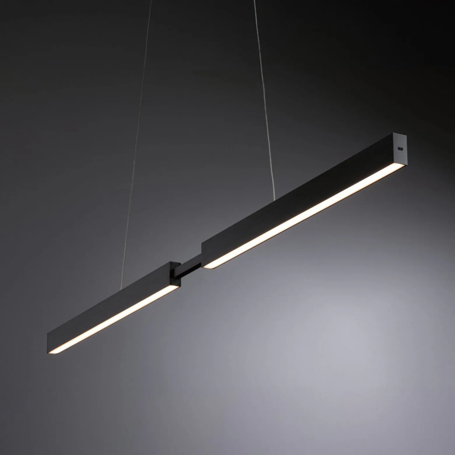 Paulmann LED-Hängelampe Aptare, schwarz, Sensor, dimmbar