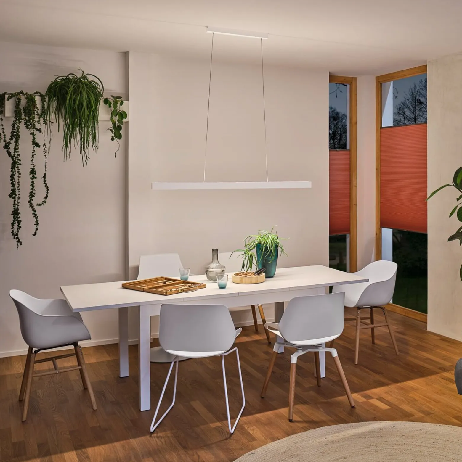 Paulmann LED-Hängelampe Aptare, weiß, 2700K, smart, dim.