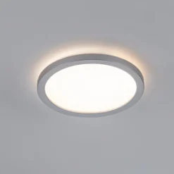 Paulmann LED-Panel Atria Shine chrom Ø19cm 3000K an/aus IP20