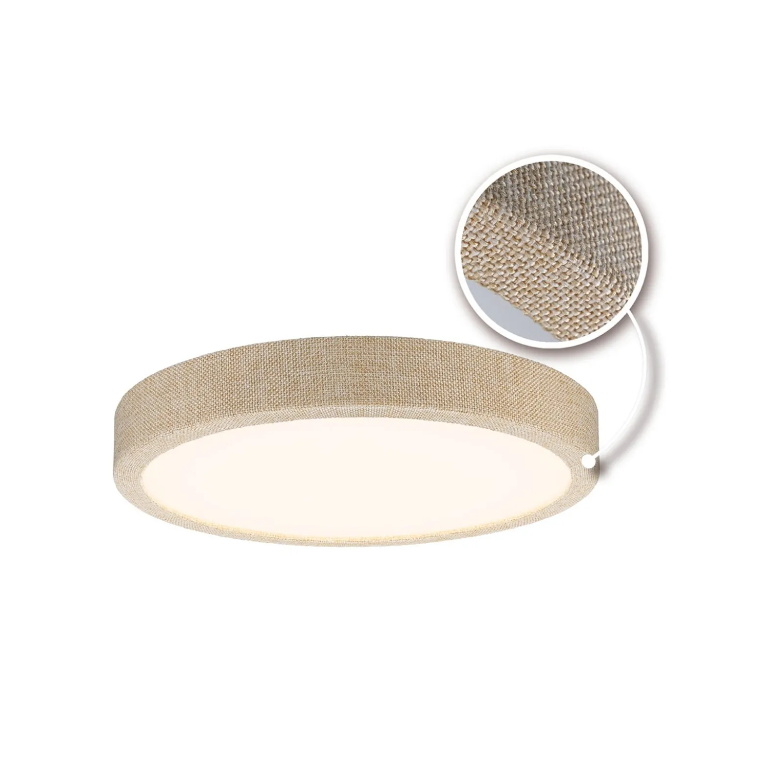 Paulmann LED-Panel Cosara, Ø 30 cm, beige, IP44, 3000K