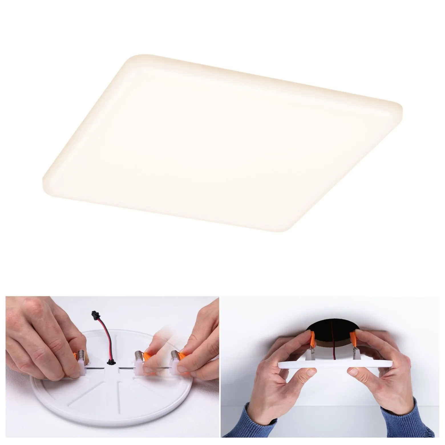 Paulmann LED-Panel Veluna 830 eckig 3Stepdim 19cm