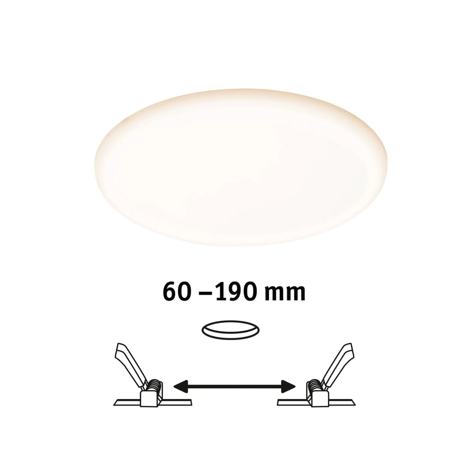 Paulmann LED-Panel Veluna rund CCT ZigBee 21,5cm