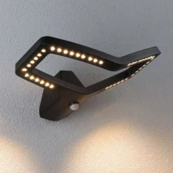 Paulmann LED-Sensor-Außenwandleuchte Alara, anthrazit, IP44
