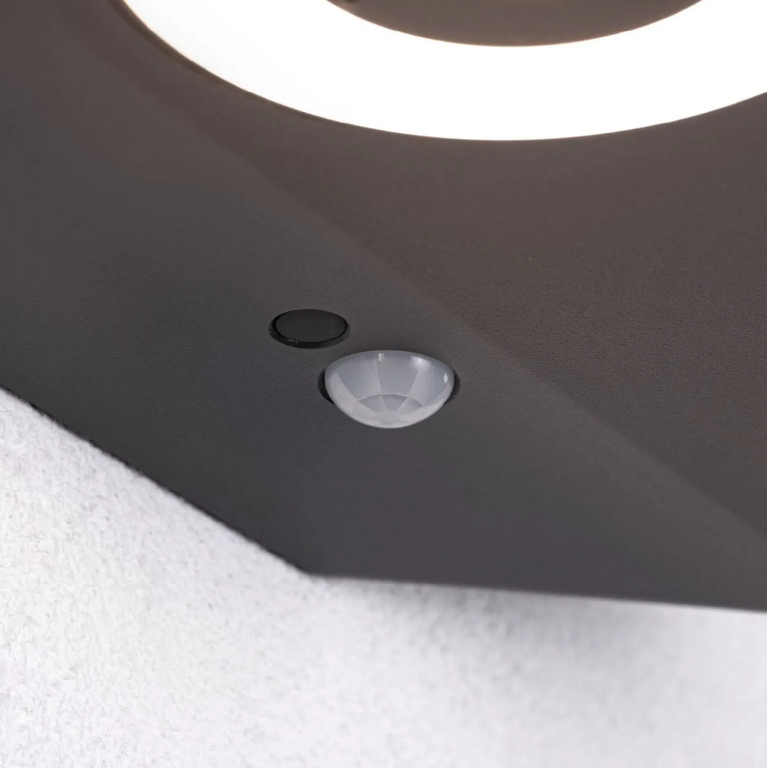 Paulmann LED-Sensor-Wandlampe Silma anthrazit 2-flammig IP44