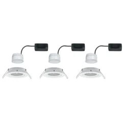 Paulmann LED-Spot Nova Coin 3er weiß schwenkbar 2.700 K