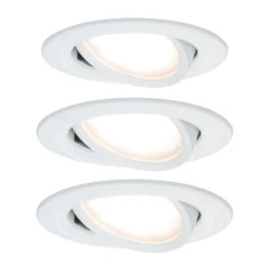 Paulmann LED-Spot Nova Coin 3er weiß schwenkbar 2.700 K