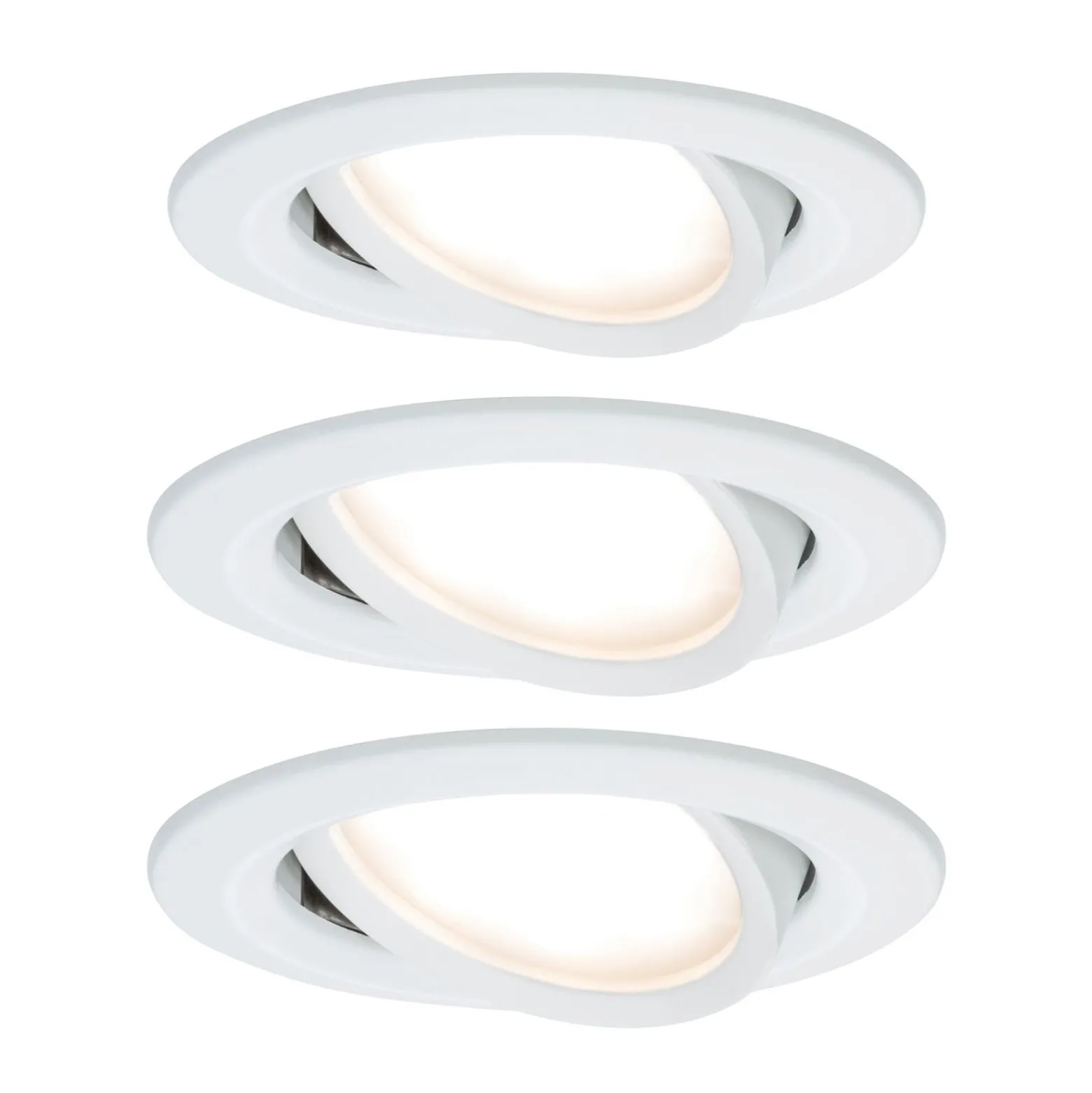 Paulmann LED-Spot Nova Coin 3er weiß schwenkbar 2.700 K