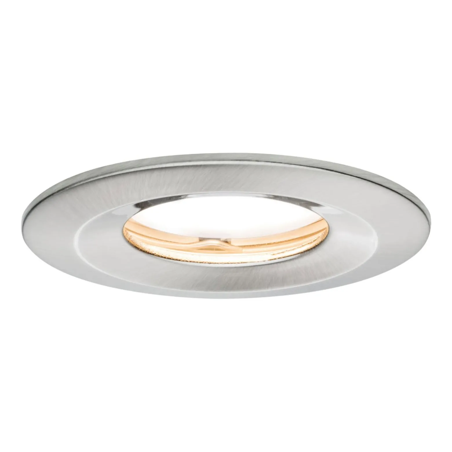Paulmann LED-Spot Slim Coin, dimmbar, IP65, Eisen