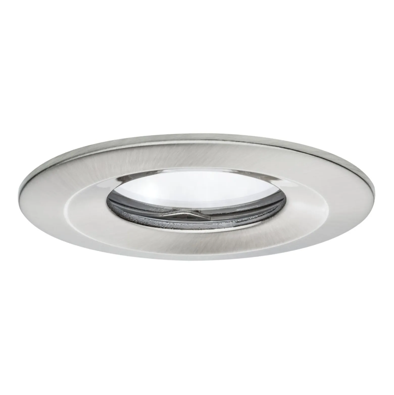 Paulmann LED-Spot Slim Coin, dimmbar, IP65, Eisen