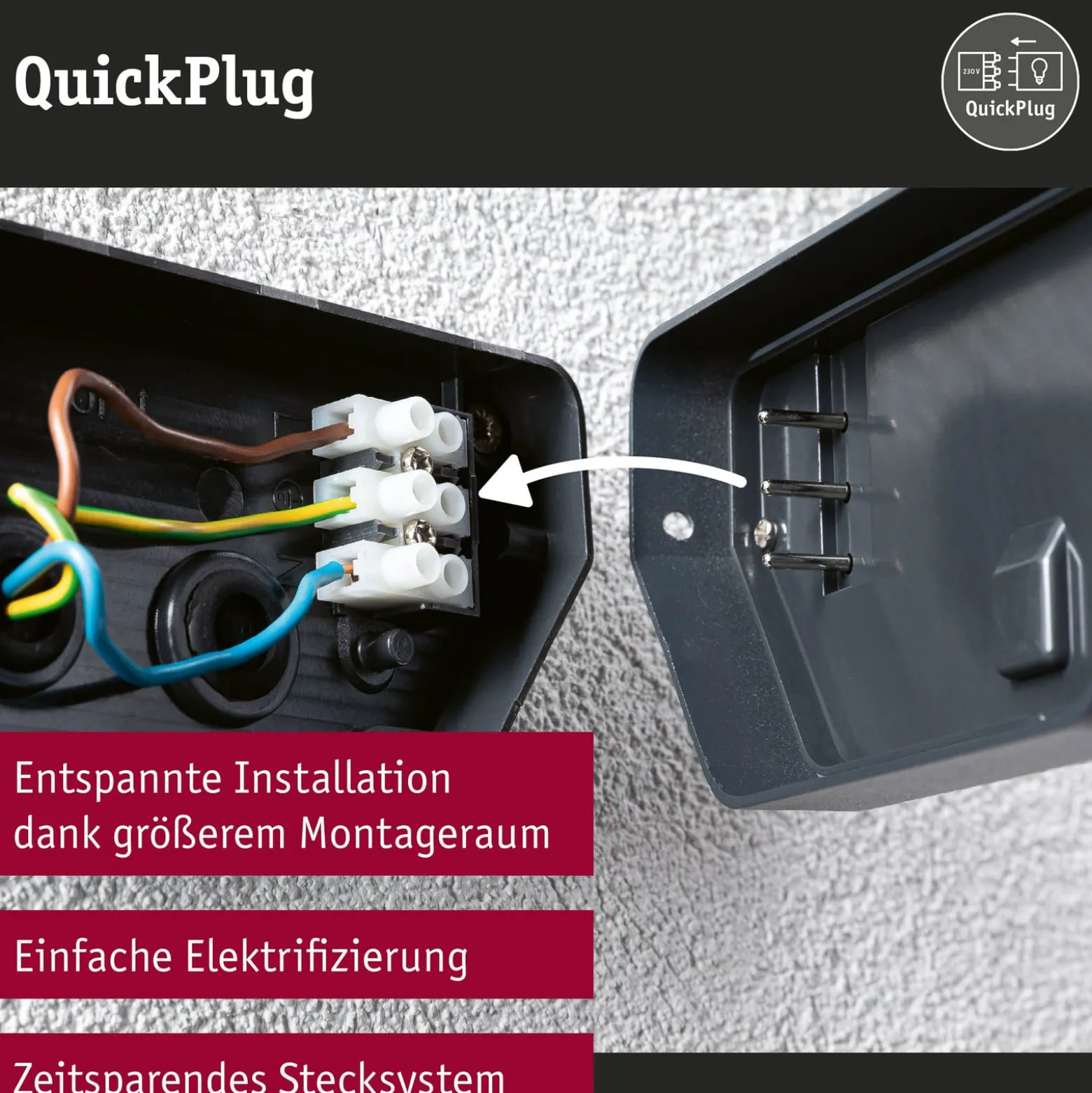 Paulmann LED-Wegeleuchte Juntea, Alu, anthrazit, Sensor