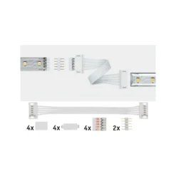 Paulmann MaxLED Universal-Verbinder, 2er-Pack weiß