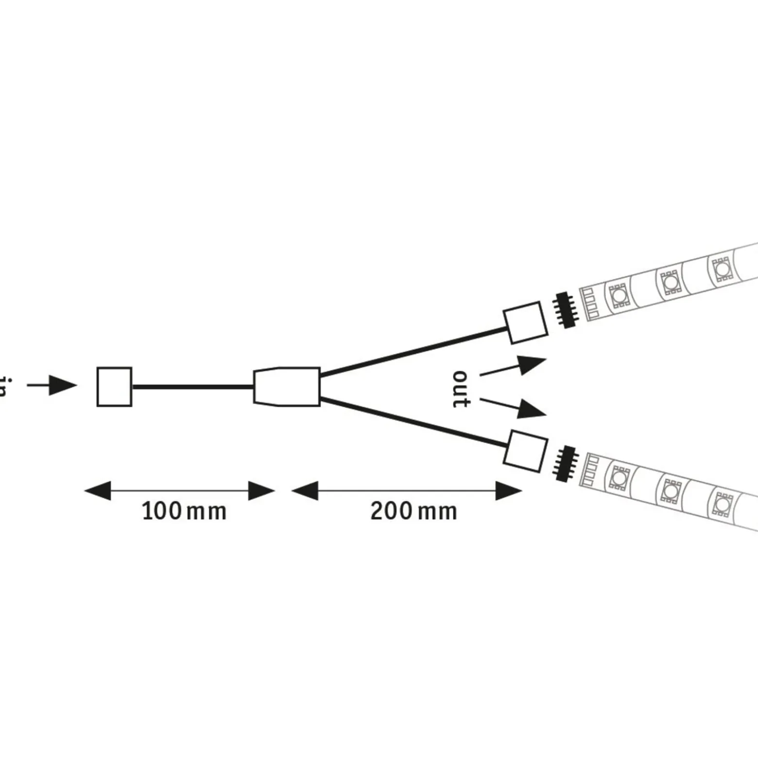Paulmann MaxLED Y-Verbindungskabel, Splitter