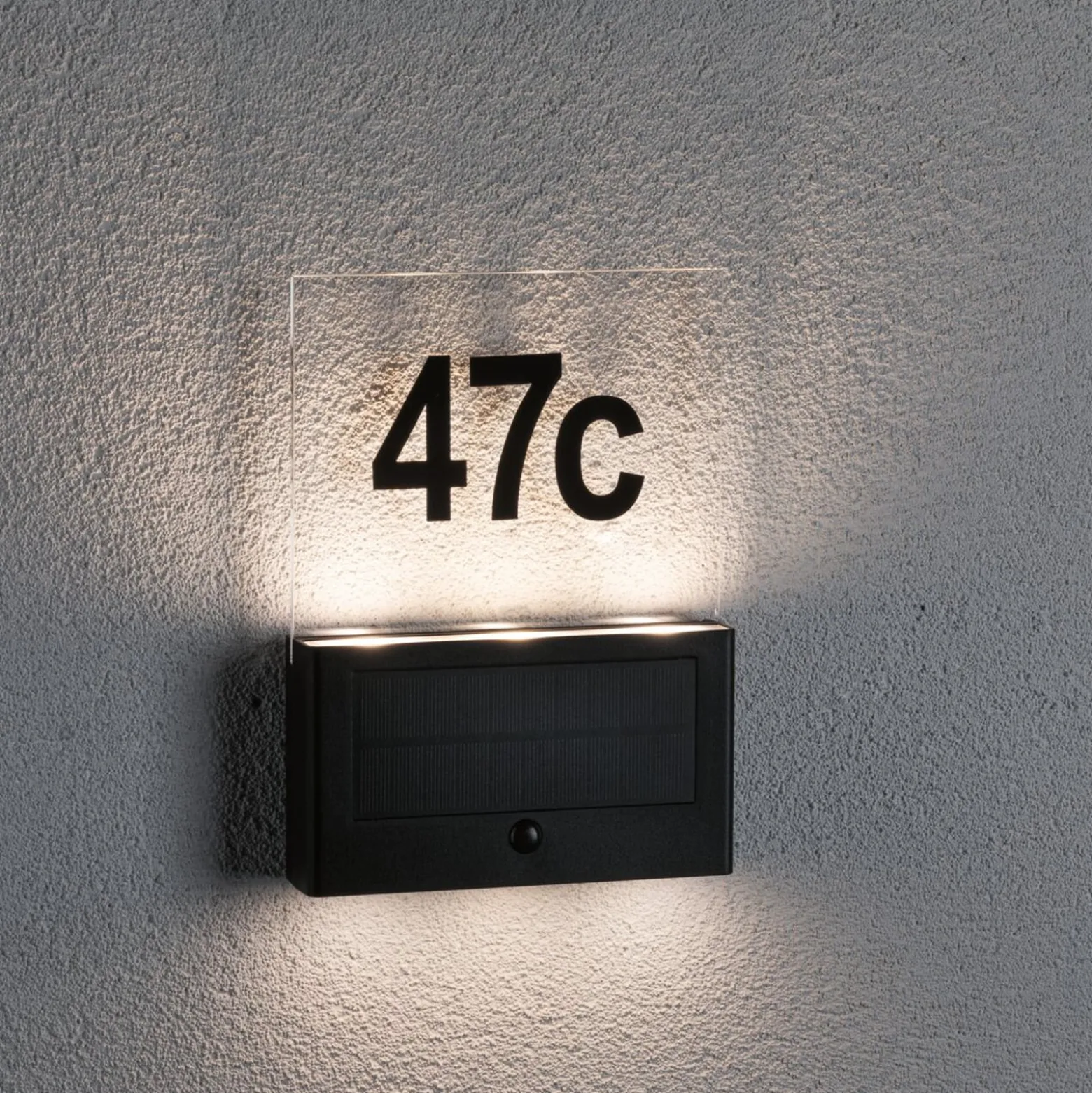 Paulmann Neda Solar-LED-Hausnummernleuchte Sensor