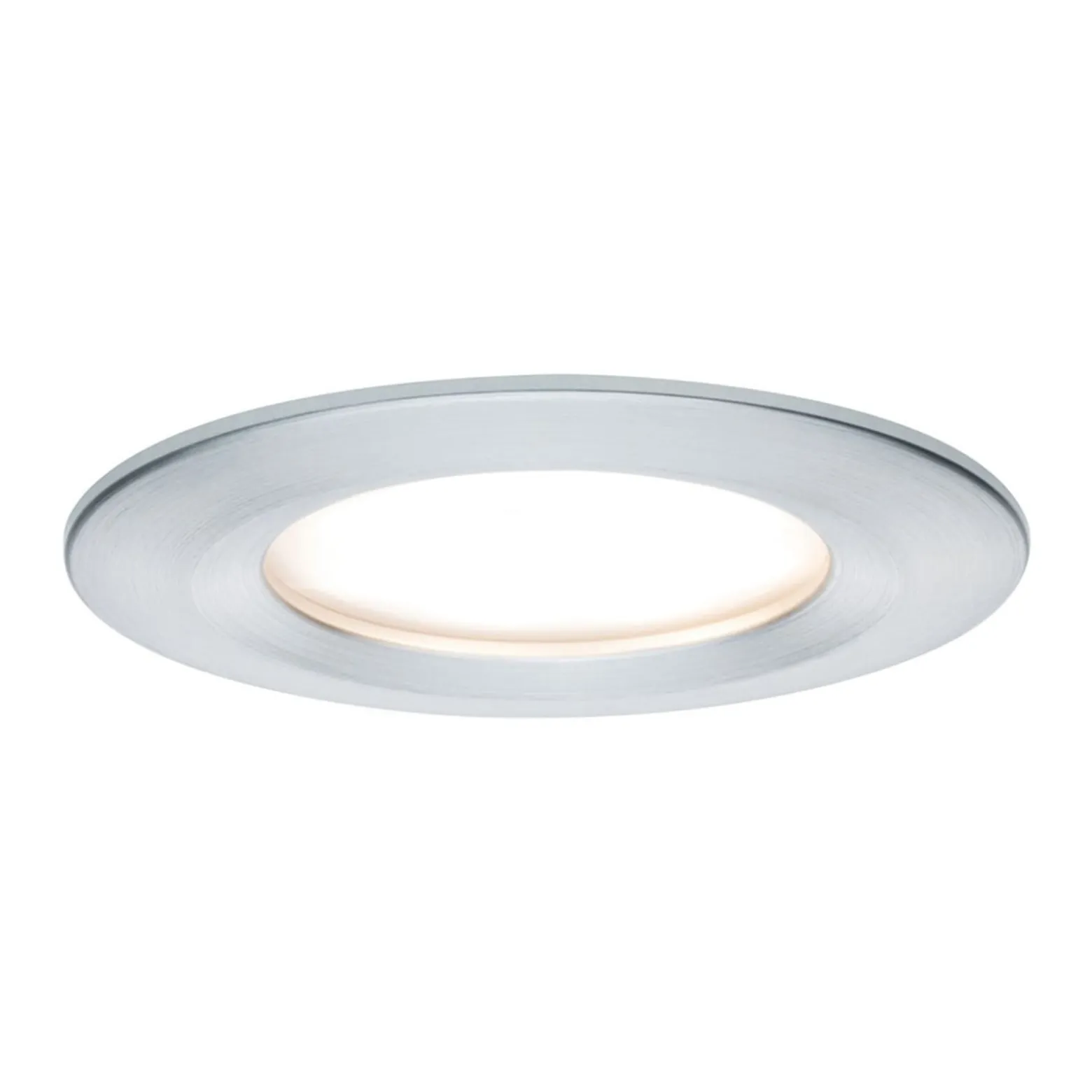 Paulmann Nova LED-Einbauspot 3er rund starr alu