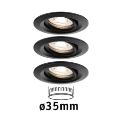 Paulmann Nova Mini Plus LED easydim 3er schwarz