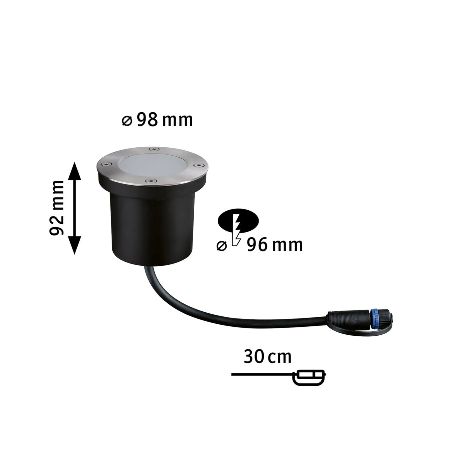 Paulmann Plug & Shine LED-Einbauleuchte 4,5W 1er