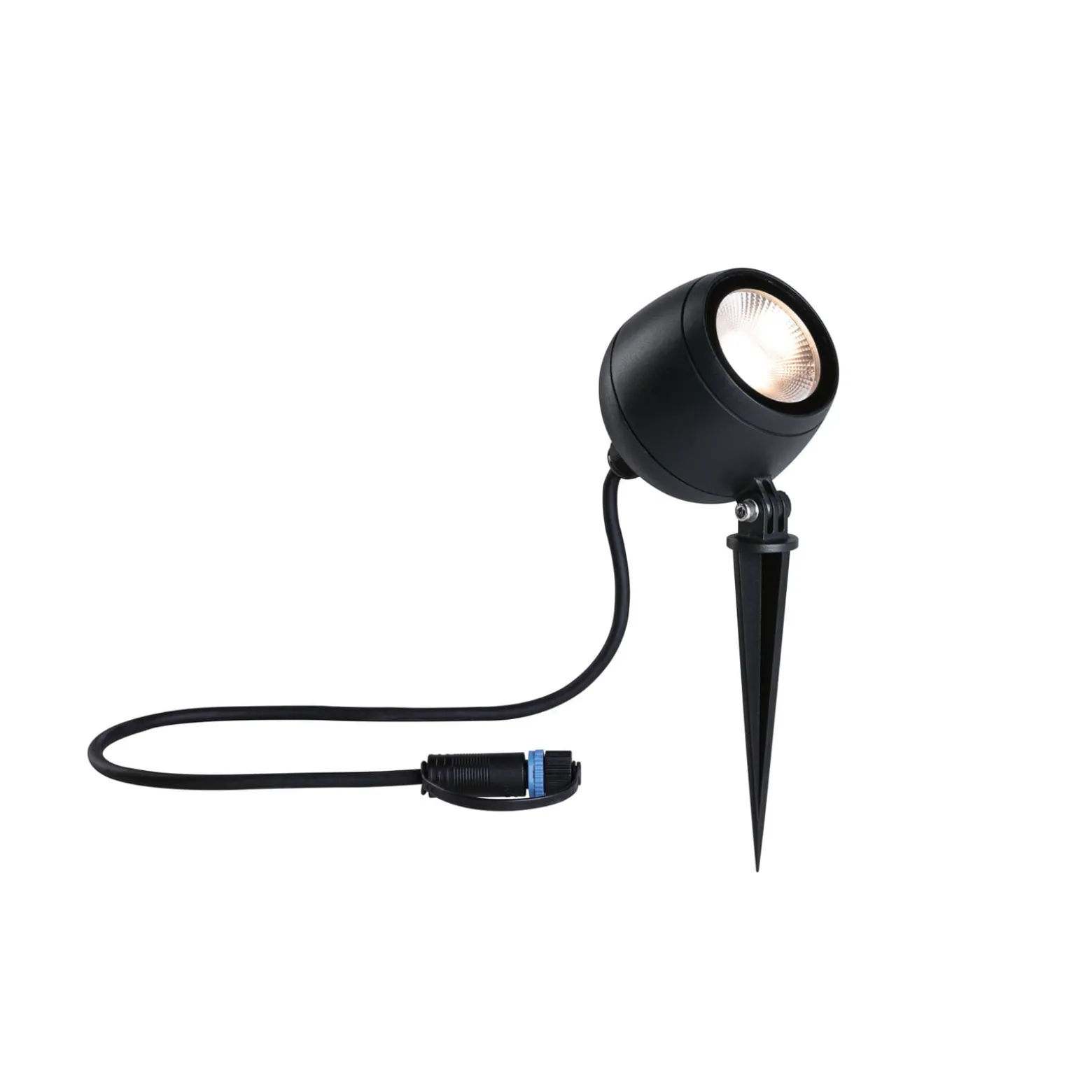 Paulmann Plug & Shine LED-Spot Kikolo, 3.000 K, 60°, Alu