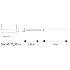 Paulmann SimpLED Strip, IP65 3.000 K, 5m