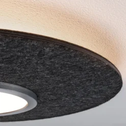 Paulmann Smart LED-Deckenlampe Tulga, anthrazit Ø 45 cm Filz