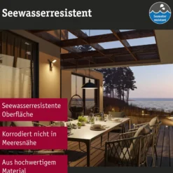 Paulmann Smart Sensor-Außenwandleuchte Capera, weiß CCT IP44