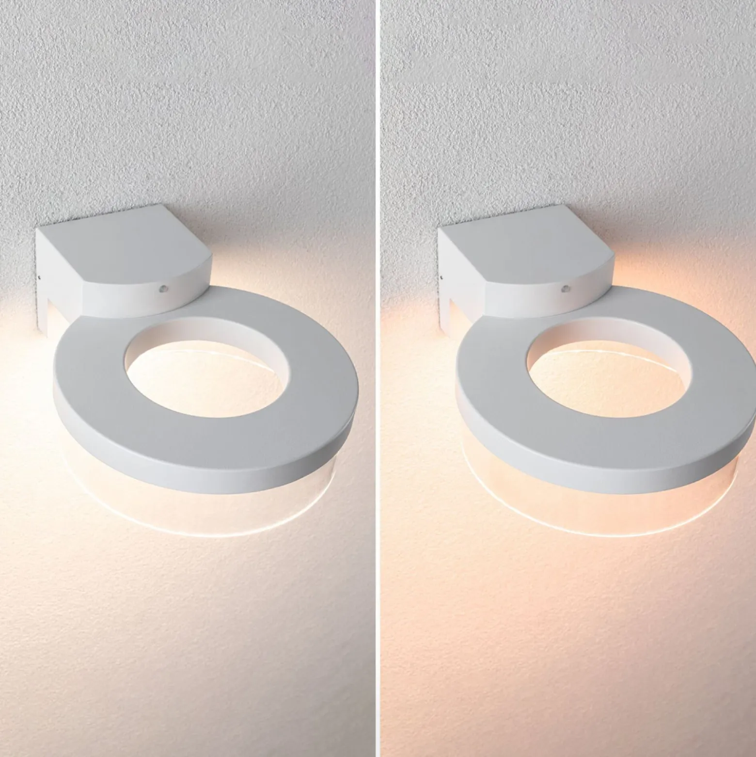 Paulmann Smart Sensor-Außenwandleuchte Capera, weiß CCT IP44