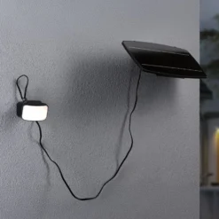Paulmann Smart Solar-Außenwandlampe Flotas, anthrazit, IP65