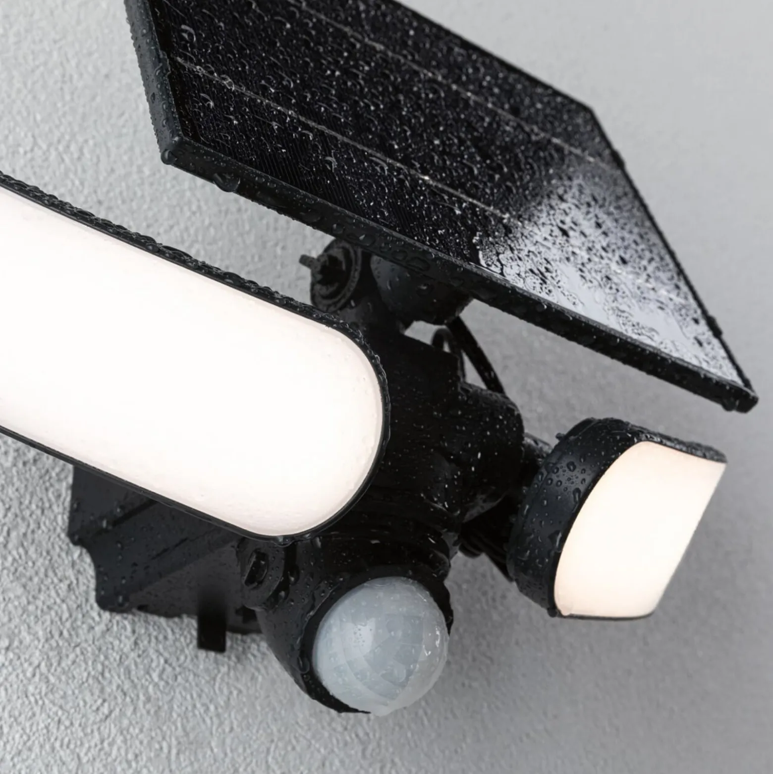 Paulmann Solar-Außenwandlampe Sonlig, anthrazit, Sensor IP65