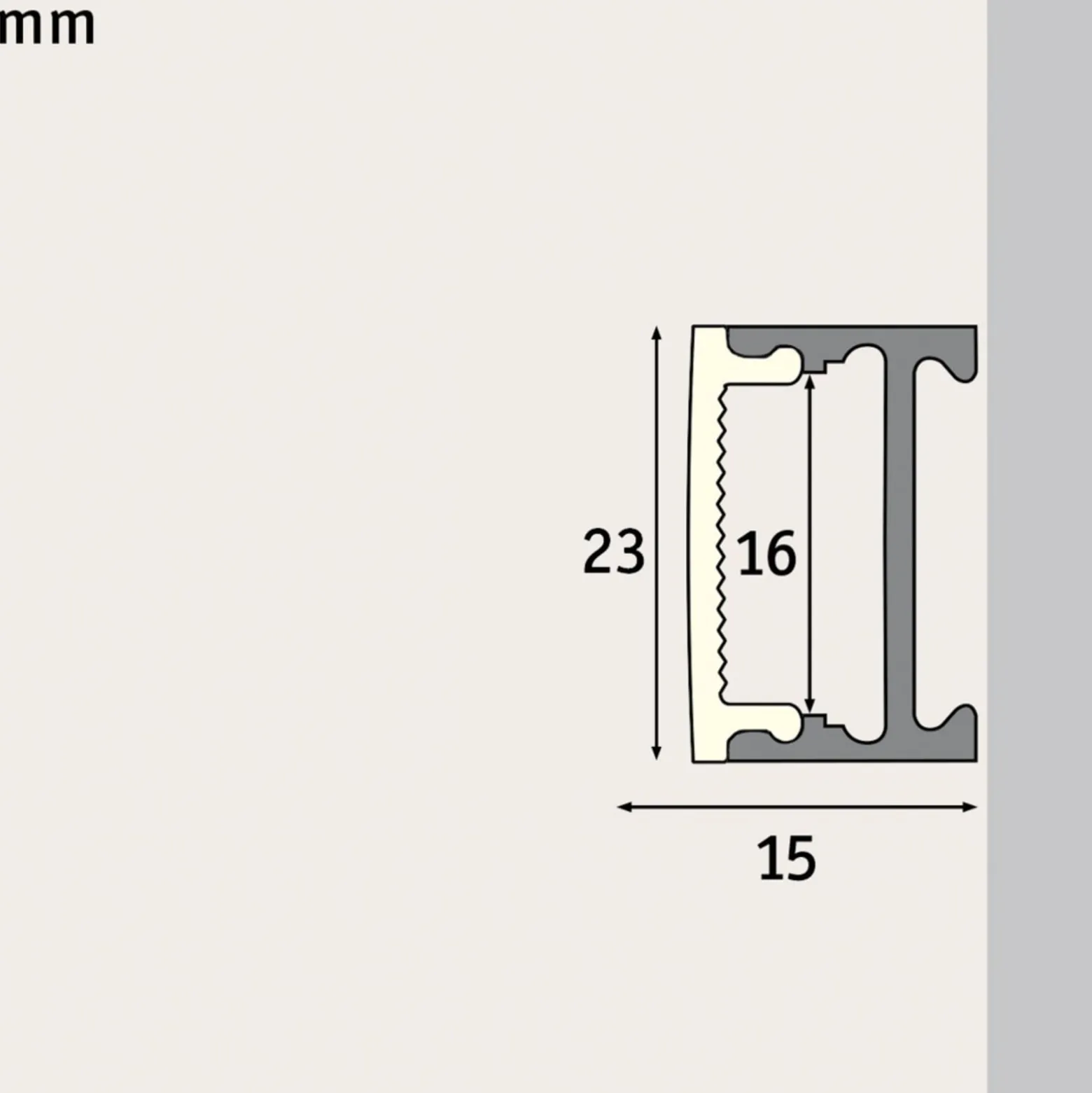 Paulmann Square Profil, alu, Diffusor satiniert 2m