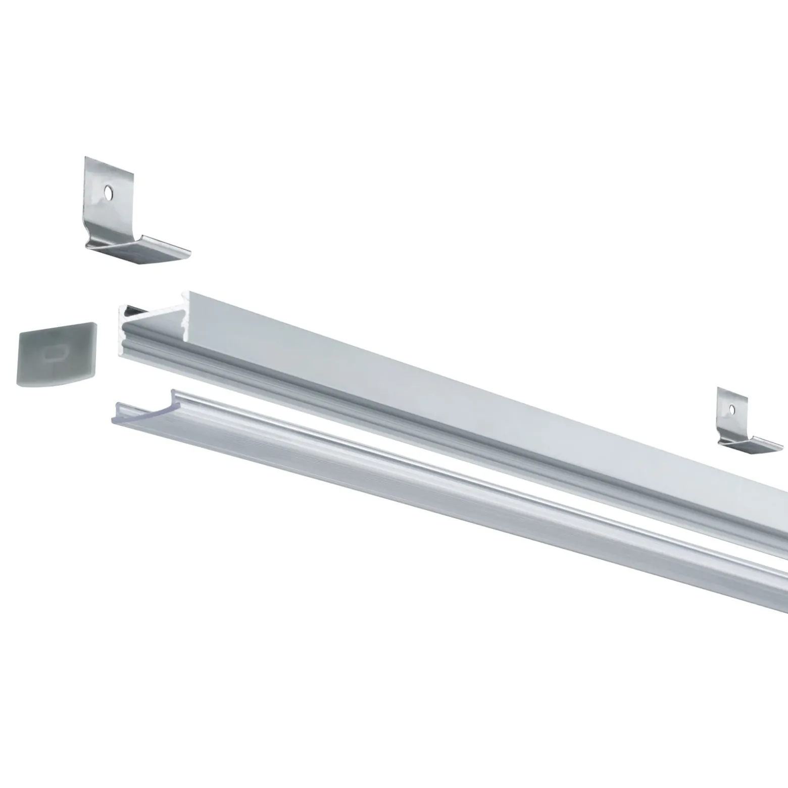 Paulmann Square Profil, alu, Diffusor satiniert 2m