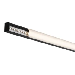 Paulmann Square Profil, schwarz, Diffusor weiß, 2m