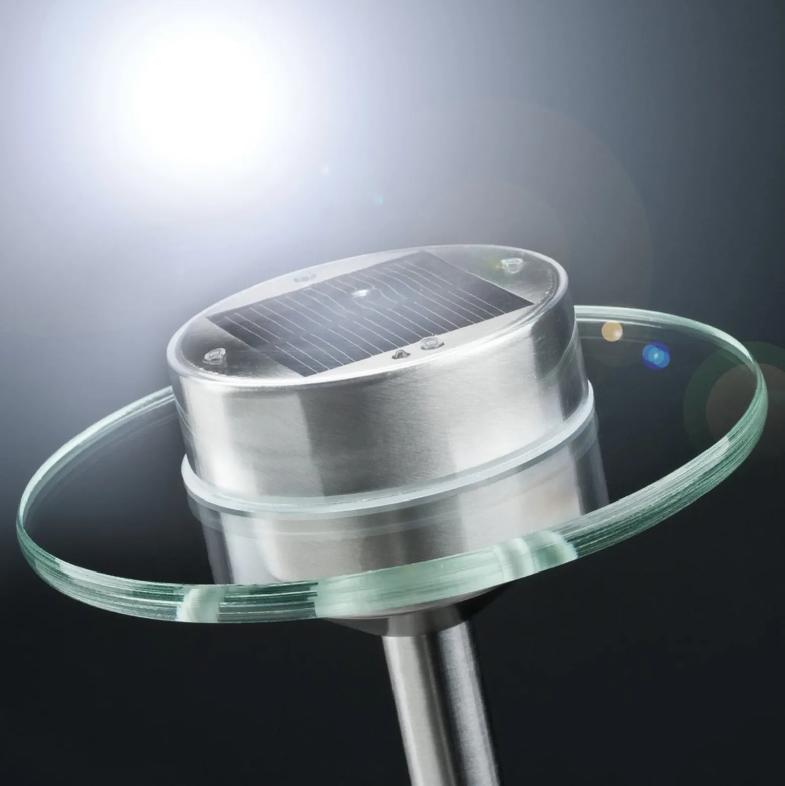 Paulmann Ufo LED-Solarleuchte mit Erdspieß