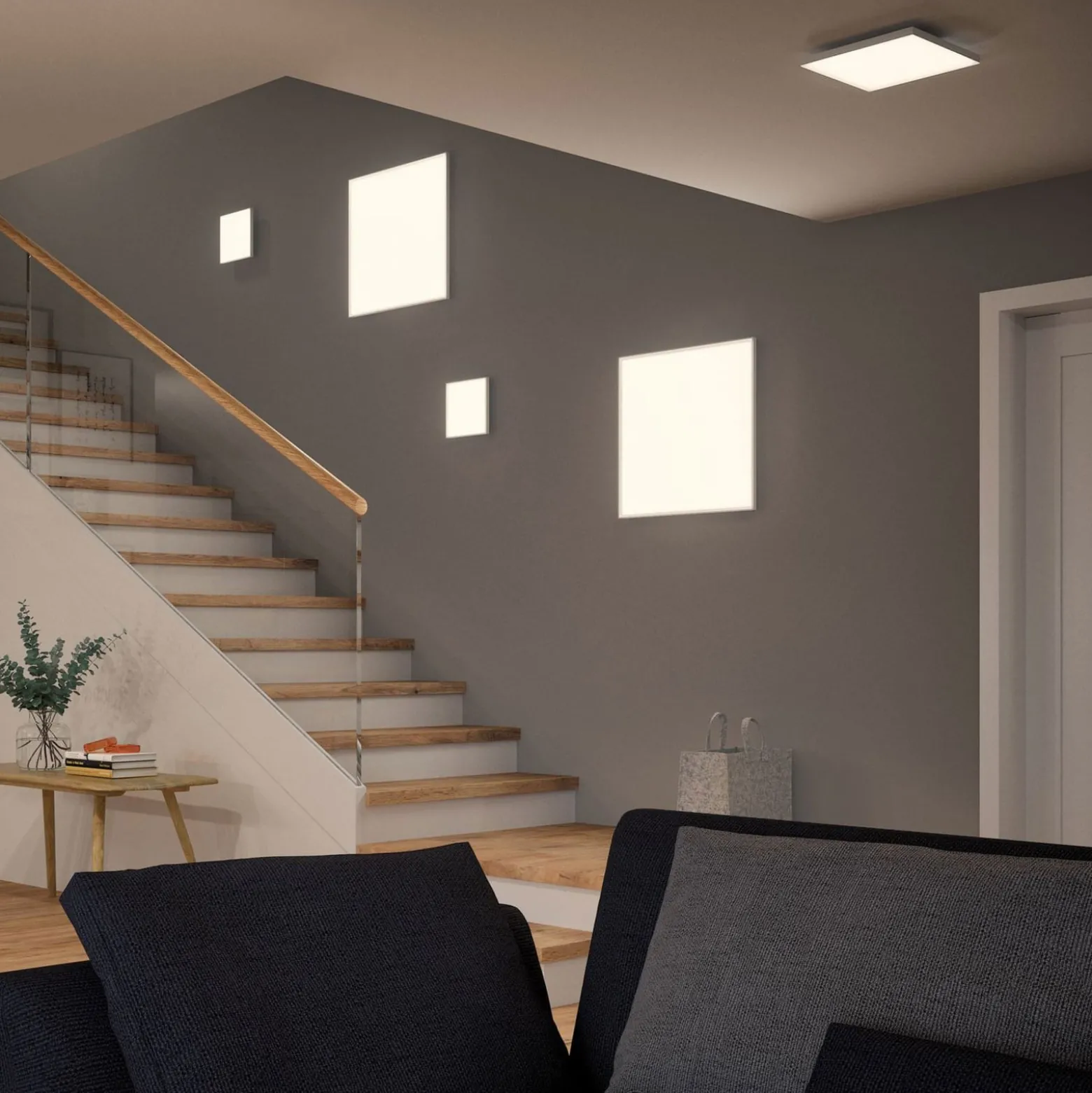 Paulmann Velora LED-Deckenleuchte 22,5 x 22,5cm