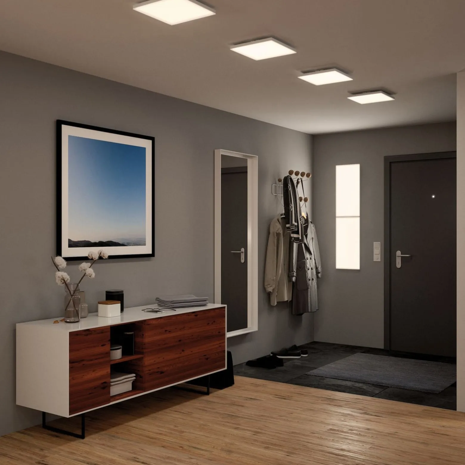 Paulmann Velora LED-Panel 3-step-dim, 29,5x29,5 cm