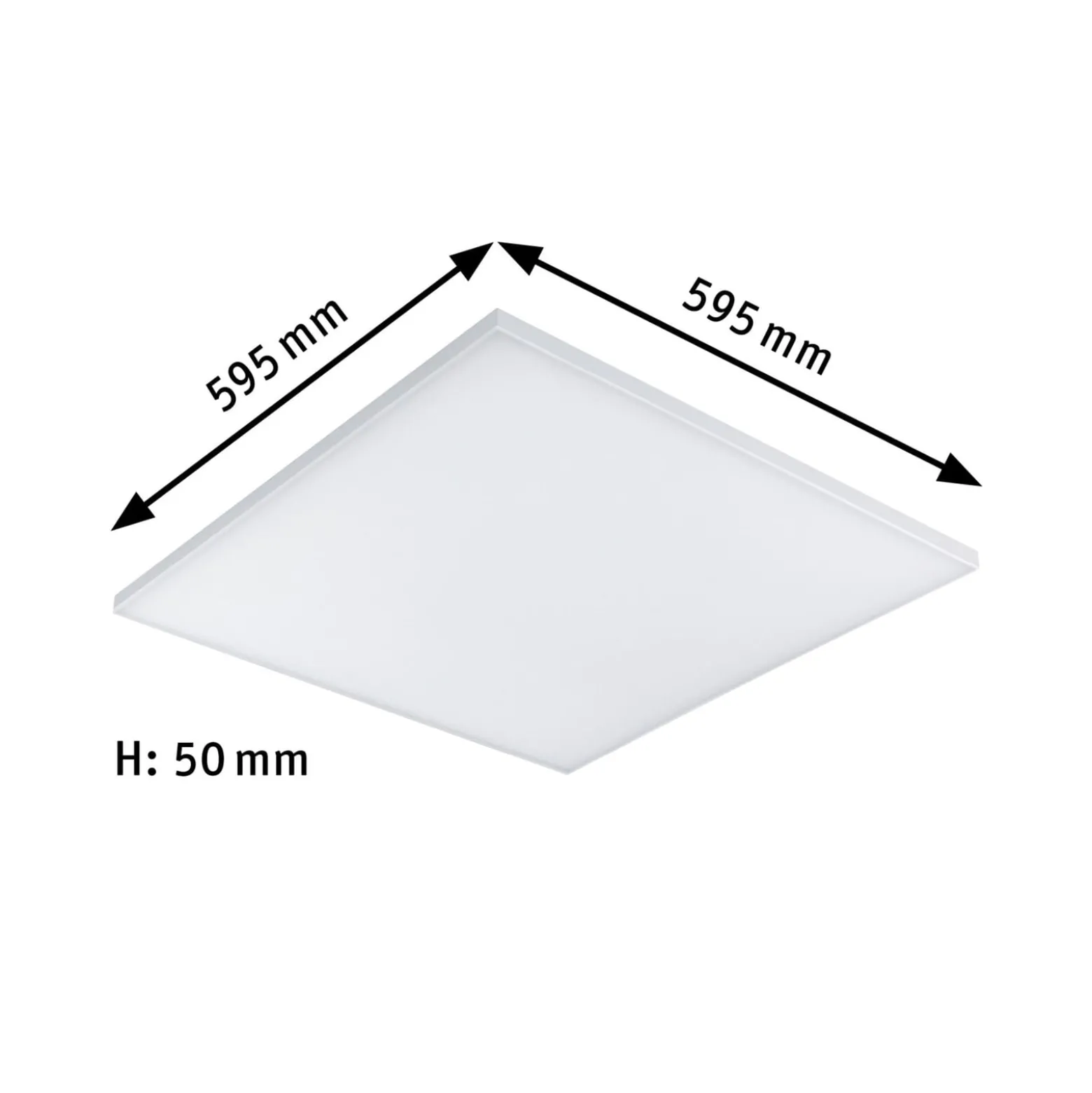 Paulmann Velora LED-Panel Zigbee 59,5x59,5cm 19,5W