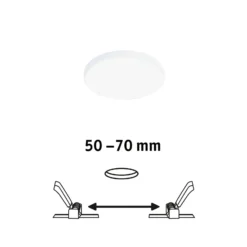 Paulmann Veluna Edge LED Einbau IP44 4.000K Ø 9cm