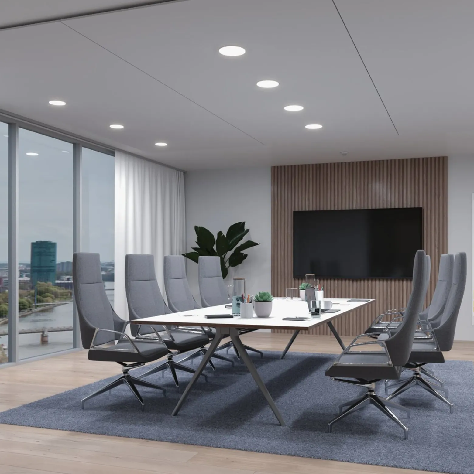 Paulmann Veluna Edge ZigBee CCT rund Ø 20cm