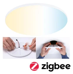Paulmann Veluna Edge ZigBee CCT rund Ø 20cm