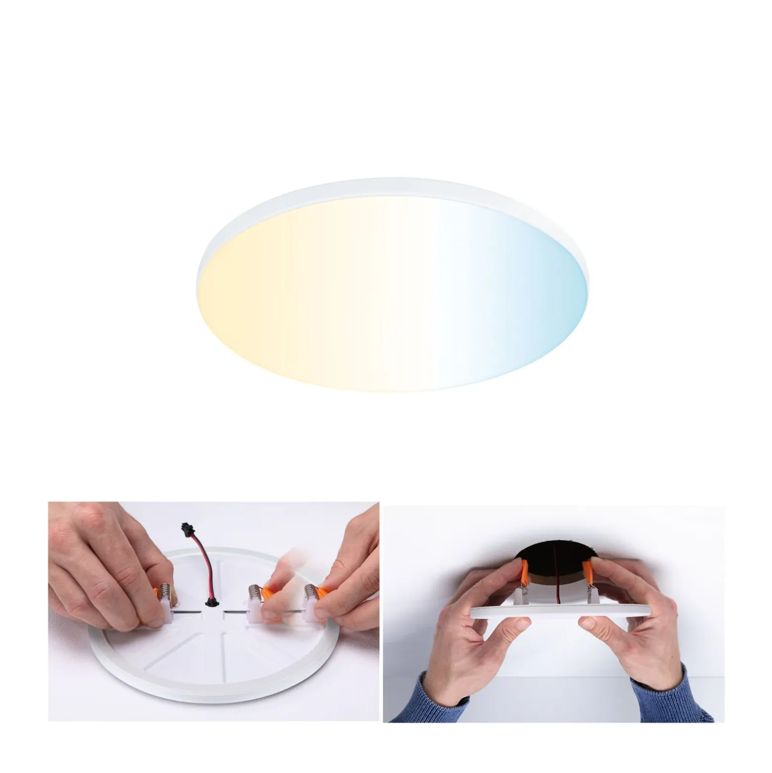 Paulmann Veluna Edge ZigBee CCT rund Ø 16cm