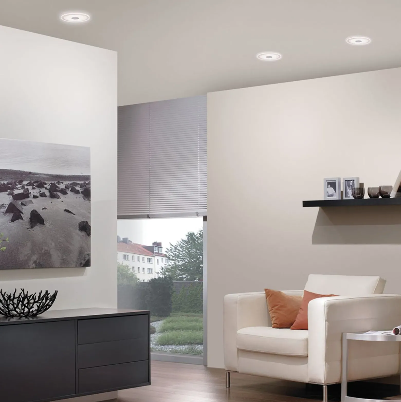 Paulmann Whirl LED-Einbauleuchte 4,9W 3er-Set rund