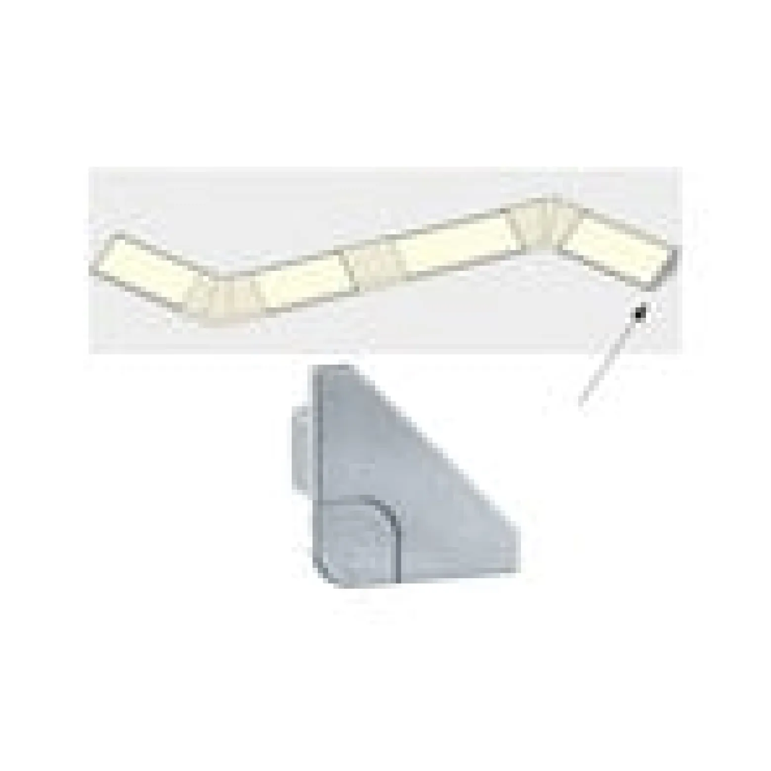 Paulmann YourLED Delta Profil Kappe, 2er alu