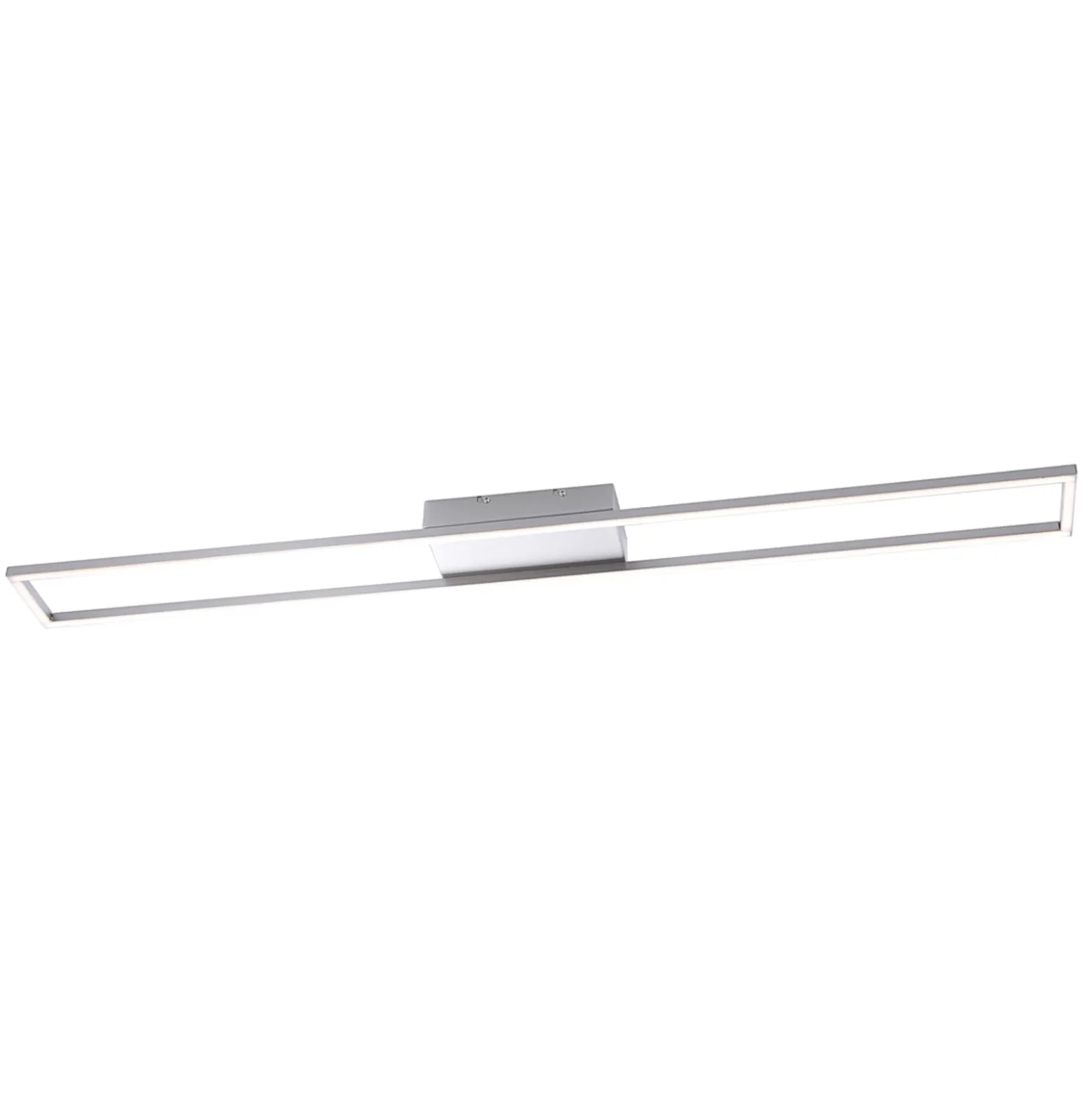 Paul Neuhaus LED-Deckenlampe Inigo, stahlfarben, 110 cm lang