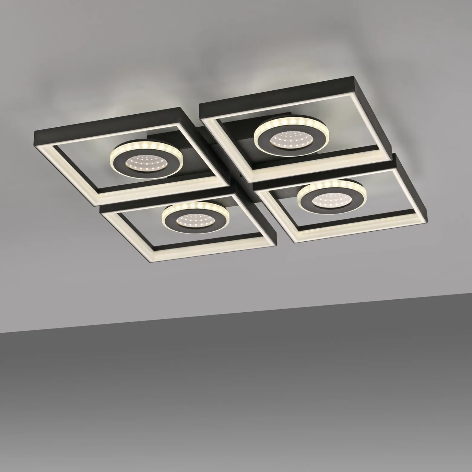 Paul Neuhaus LED-Deckenlampe Traforo, 53 cm, CCT, dimmbar