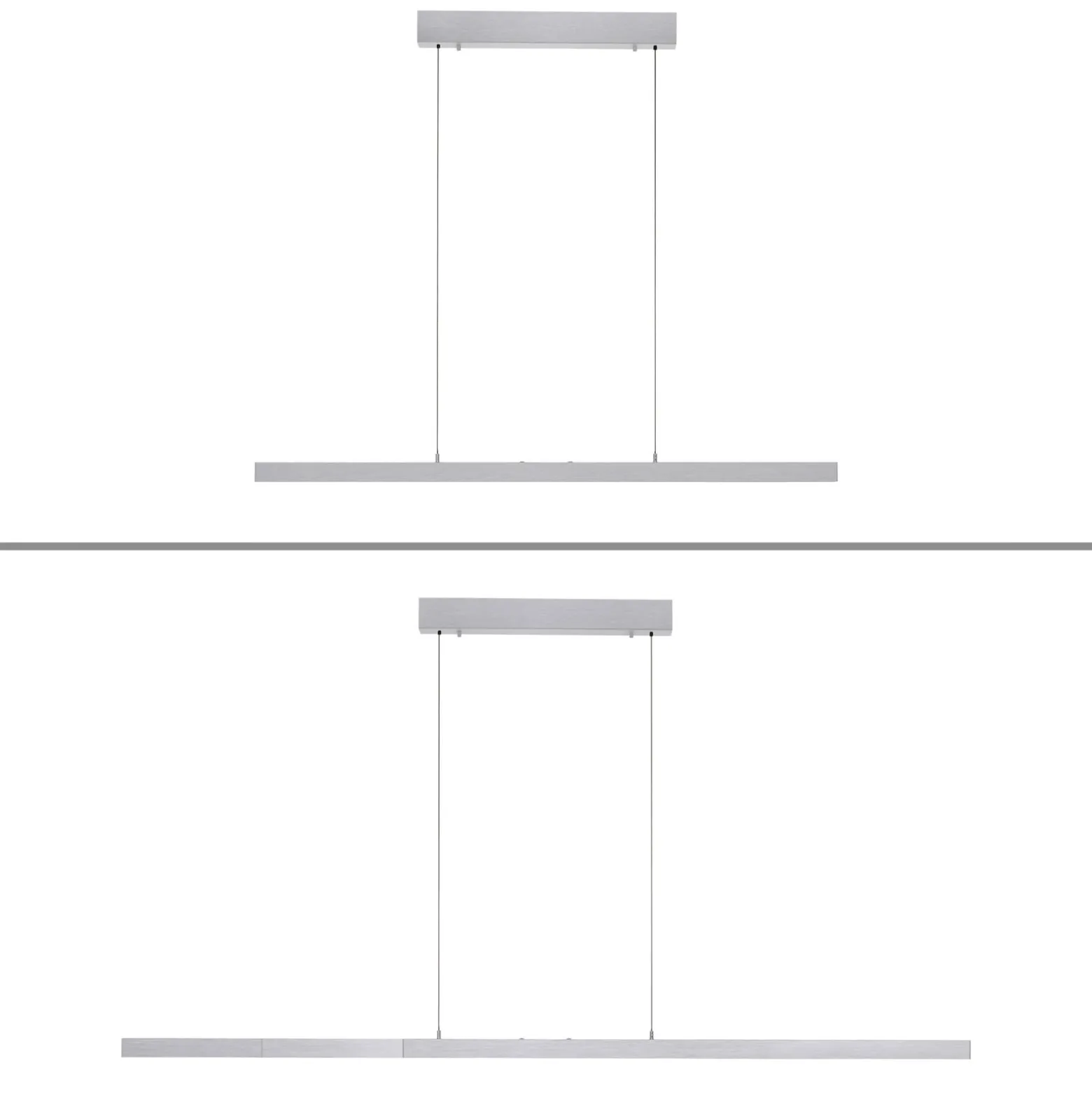 Paul Neuhaus LED-Hängelampe Adriana Comfort Lift, alu, CCT