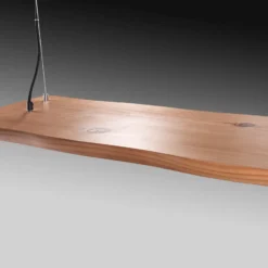 Paul Neuhaus LED-Hängelampe Palma, Holz, CCT, dimmbar, 100cm
