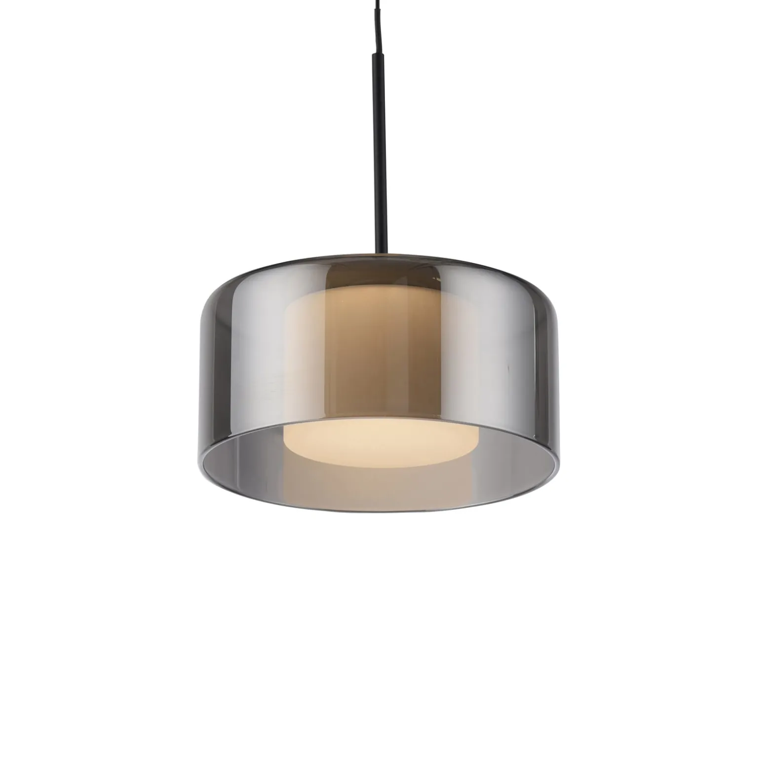 Paul Neuhaus LED-Hängelampe Rika, 71 cm, Glas, dimmbar